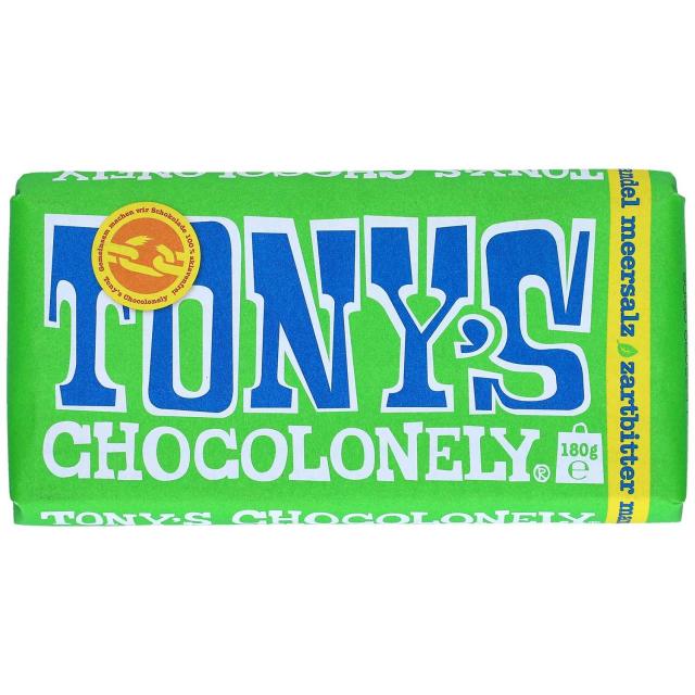 Tony's Chocolonely Zartbitterschokolade Mandel Meersalz 180g