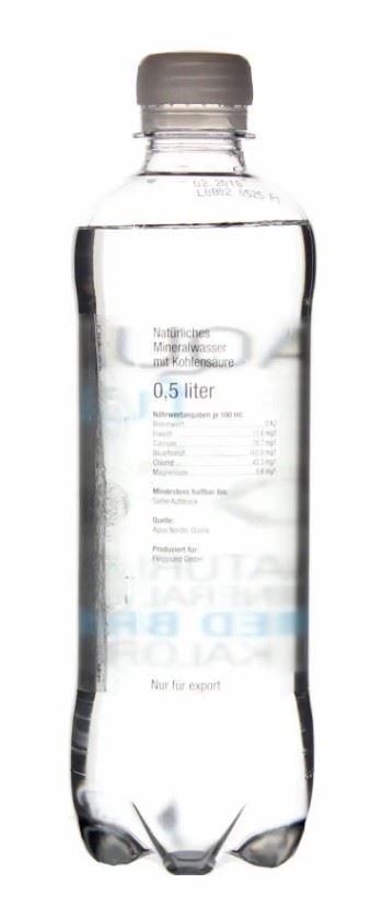 Aqua Full Carbonated Water 18x500ml Bottle