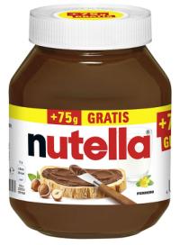 Nutella 750g + 75g