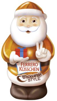 Ferrero Küsschen Brownie Style Weihnachtsmann 70g Christmas Edition